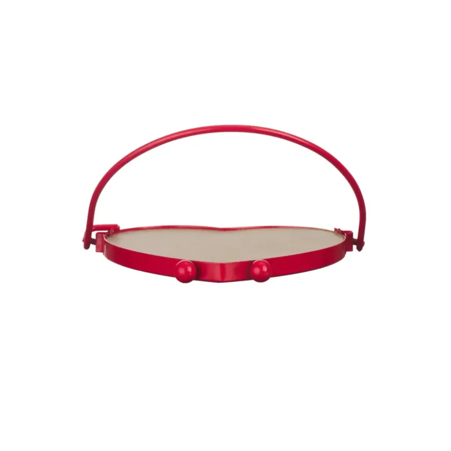 Fotolijst hart rood 14,5x1x13,5cm