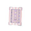 Fotolijst roze wit 16,3x1x21,5cm