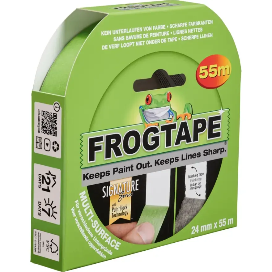 Frogtape schilderstape multi-surface 55 m x 24 mm