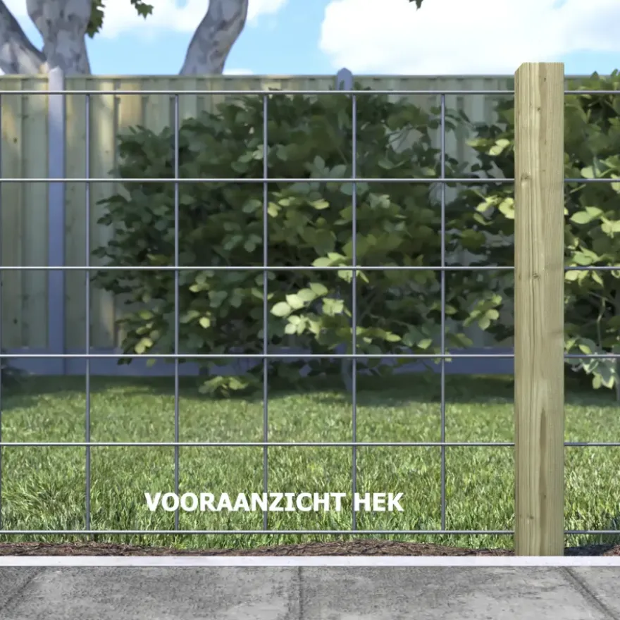 Gaaspaneel verzinkt 180 x 75 cm
