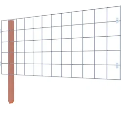 Gaas volgpakket tuinhek hardhout liggend 75 x 180 cm
