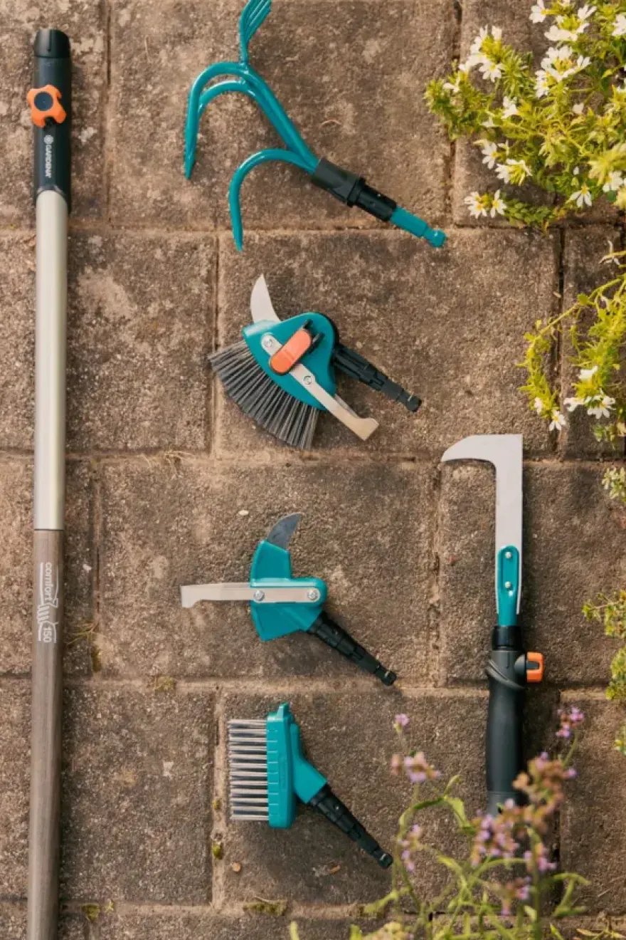 Gardena Combisystem steel hout 180 cm