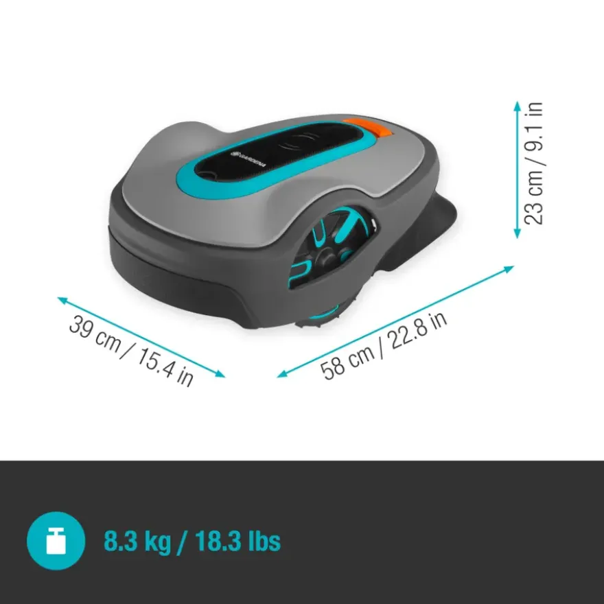 Gardena robotmaaier Sileno Life 1250m² - 21cm