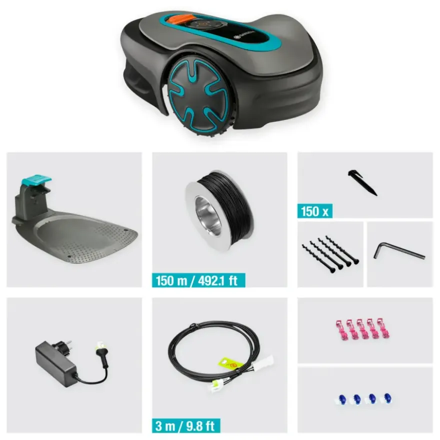 Gardena robotmaaier Sileno Minimo 250 m² inclusief Bluetooth