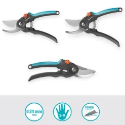 Gardena snoeischaar PremiumCut Flex - bypass - tuinsnoeischaar voor groen hout - 24 mm