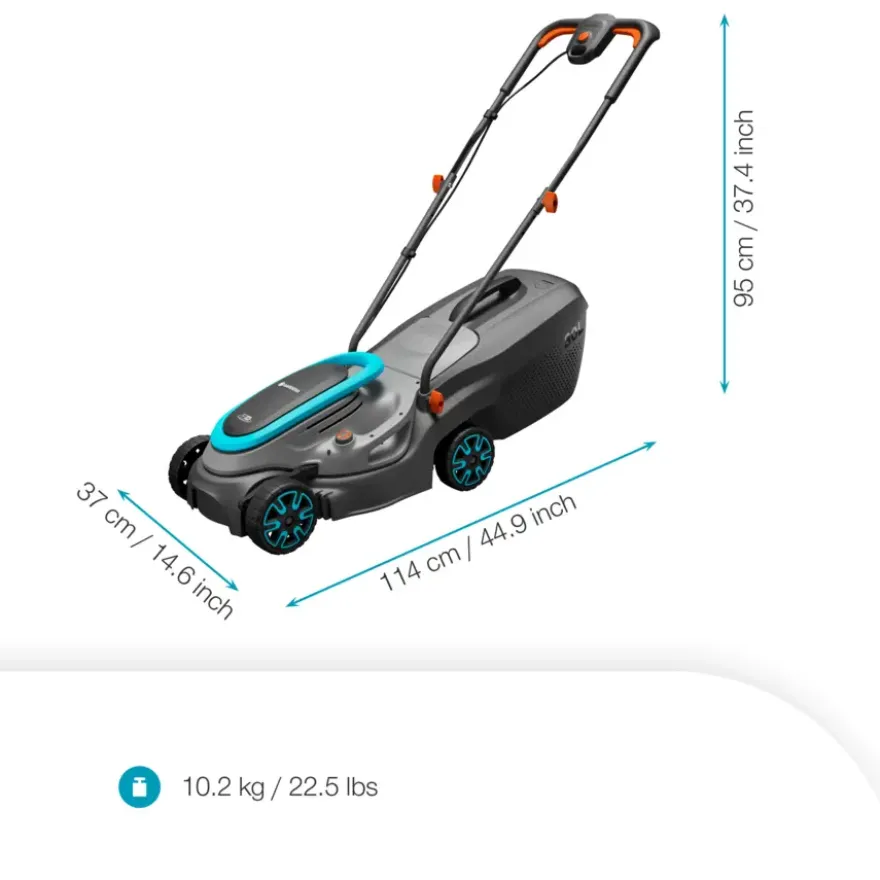 Gardena 18V grasmaaier Powermax P4A 32cm (P4A) incl. 4.0Ah accu + lader