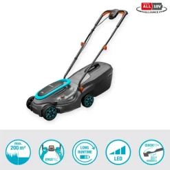 Gardena 18V grasmaaier Powermax P4A 32cm (P4A) incl. 4.0Ah accu + lader