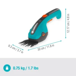 Gardena 3,6V grasschaar / buxusschaar ClassicCut 12cm