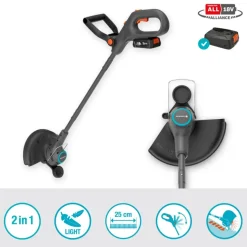 Gardena 18V grastrimmer EasyTrim 25 cm incl. 2,0Ah + lader