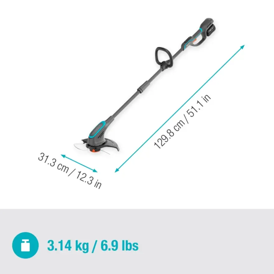 Gardena 18V grastrimmer PowerTrim 30 cm incl. 2.0Ah accu + lader