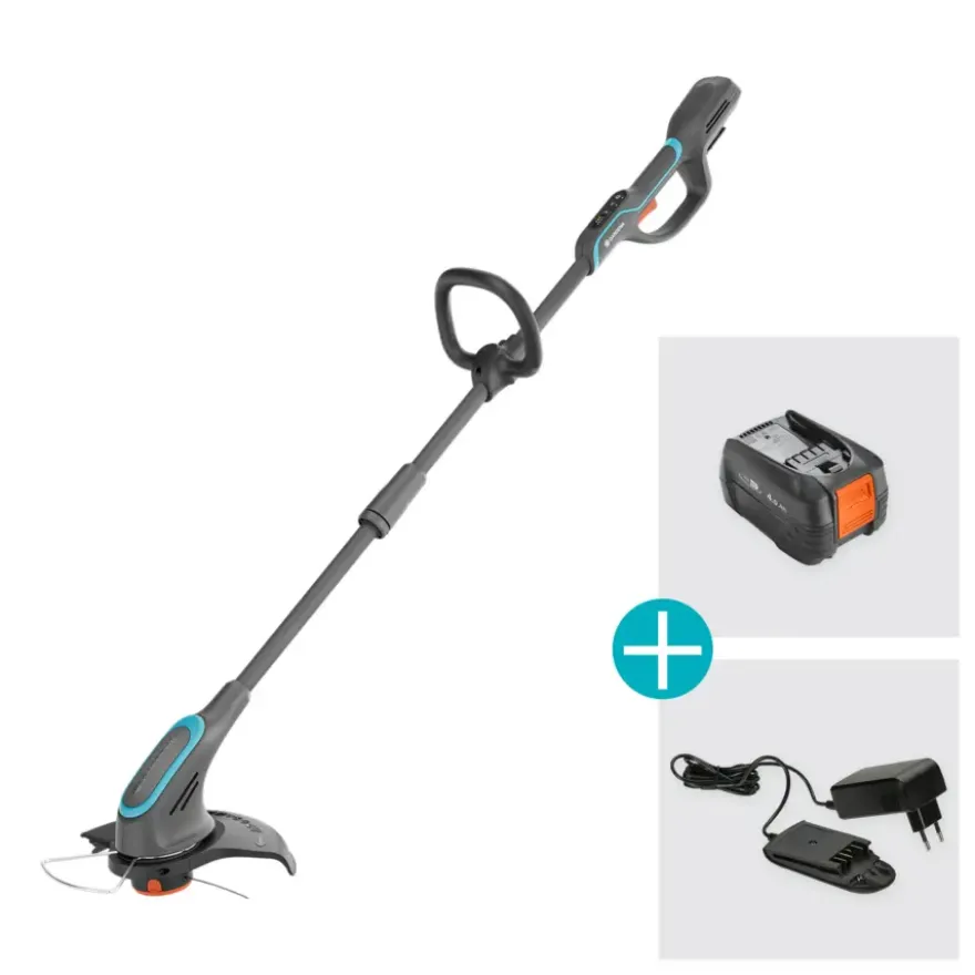 Gardena 18V grastrimmer PowerTrim 30 cm incl. 2.0Ah accu + lader