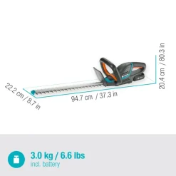 Gardena 18V heggenschaar ComfortCut 50cm incl. accu + lader
