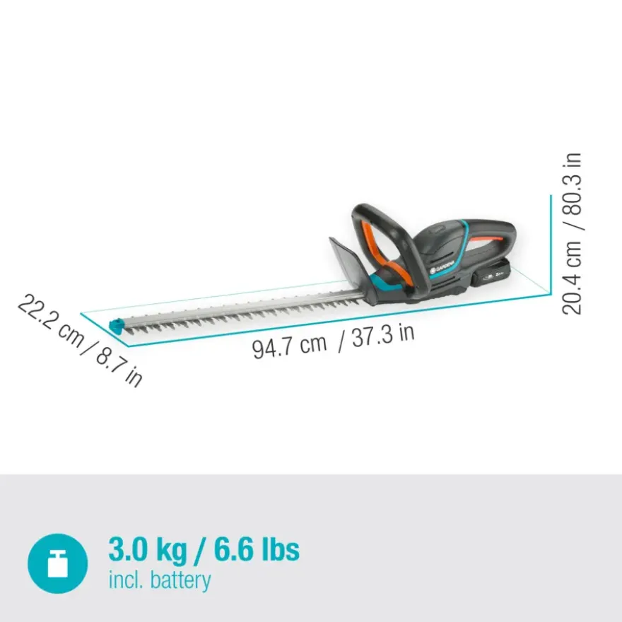 Gardena 18V heggenschaar ComfortCut 50cm incl. accu + lader
