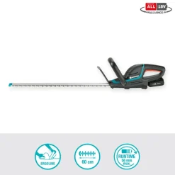 Gardena 18V heggenschaar ComfortCut 60 cm incl. accu + lader