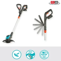 Gardena 18V trimmer EasyCut 23cm incl. accu + lader
