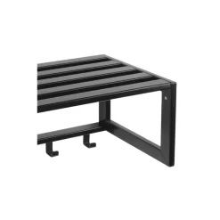 Garderobekapstok 6 haken Max zwart ijzer