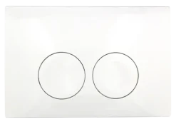 Geberit Delta 25 bedieningspaneel wit 3/6 L