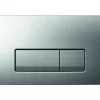 Geberit Delta 50 bedieningspaneel mat chroom voor inbouwreservoir Duofix