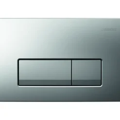 Geberit Delta 50 bedieningspaneel mat chroom voor inbouwreservoir Duofix