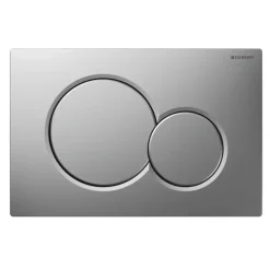 Geberit Sigma 01 bedieningspaneel mat chroom voor inbouwreservoir Systemfix