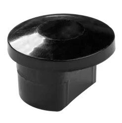 Giardino tuinpaalkap voor profieltuinpaal zwart 48 mm