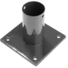 Giardino voet voor ronde paal antraciet 60 mm