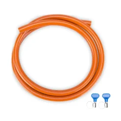 Gimeg gasslang Pvc met 2 slangklemmen