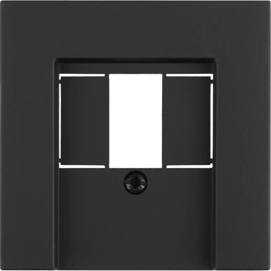 Gira E2 Afdekplaat USB Mat Zwart
