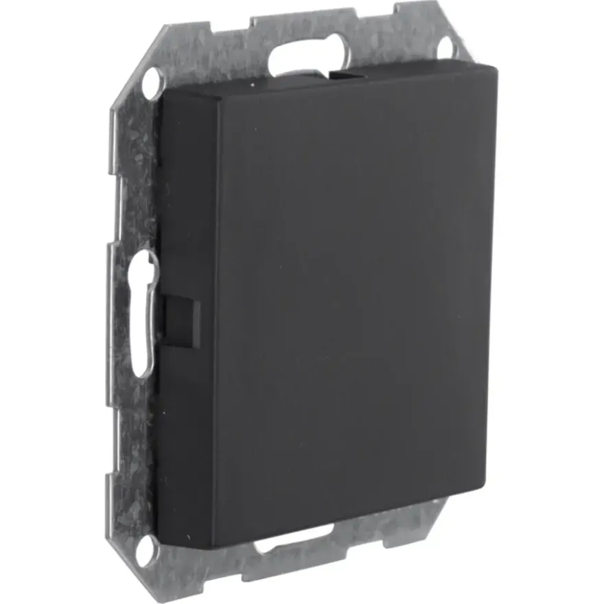 Gira E2 Blindplaat Mat Zwart