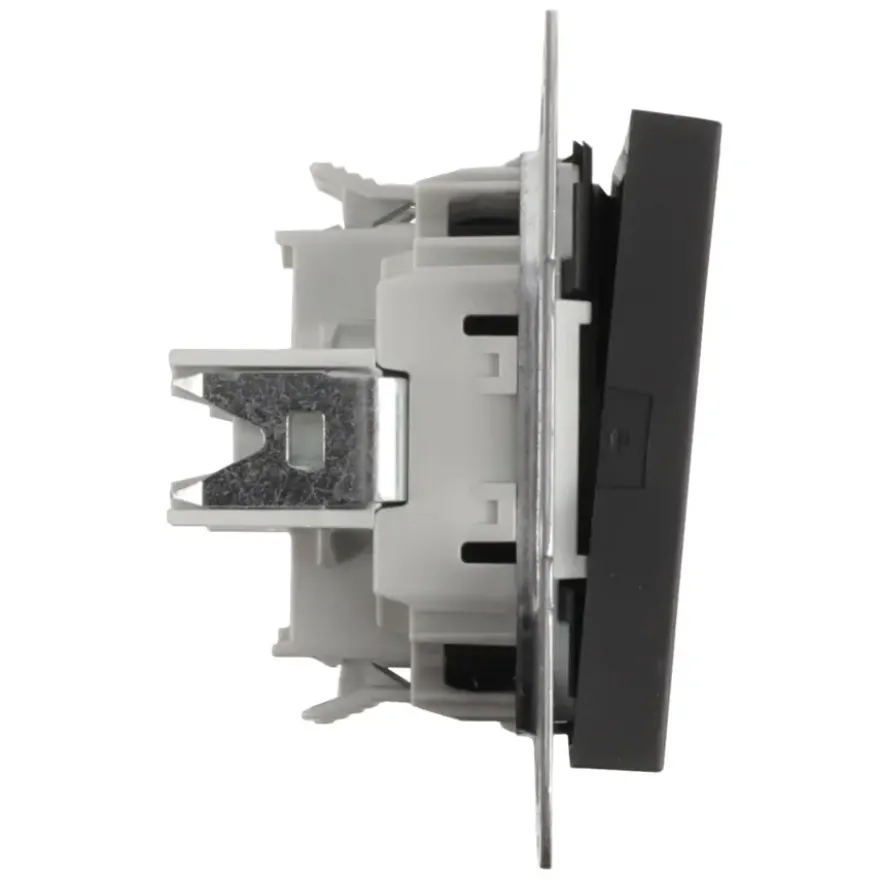 Gira E2 Inbouw Serieschakelaar Mat Zwart