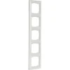 Gira ST55 afdekraam 5 voudig wit