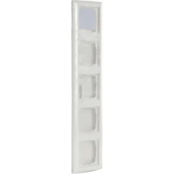Gira ST55 afdekraam 5 voudig wit