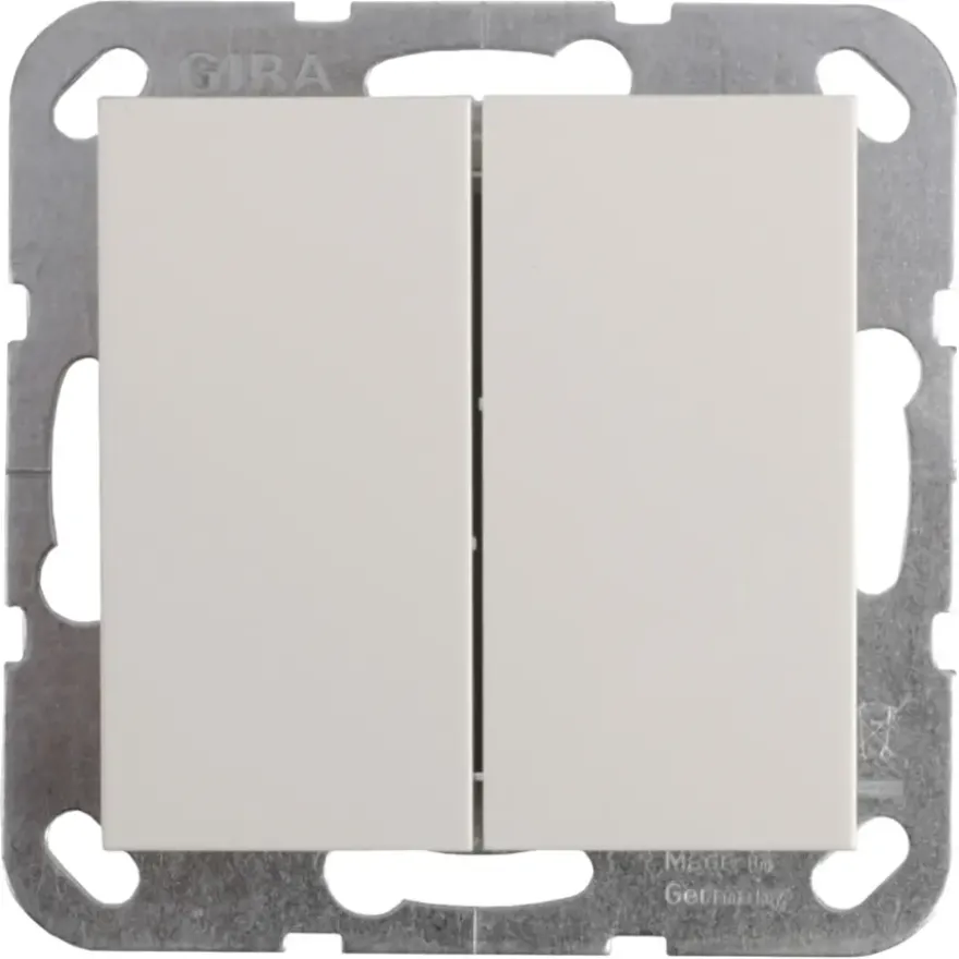 Gira ST55 inbouw serieschakelaar wit