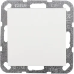 Gira ST55 inbouw wisselschakelaar wit