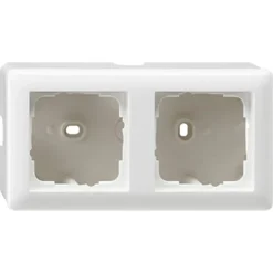 Gira ST55 Opbouwraam 2-voudig Wit