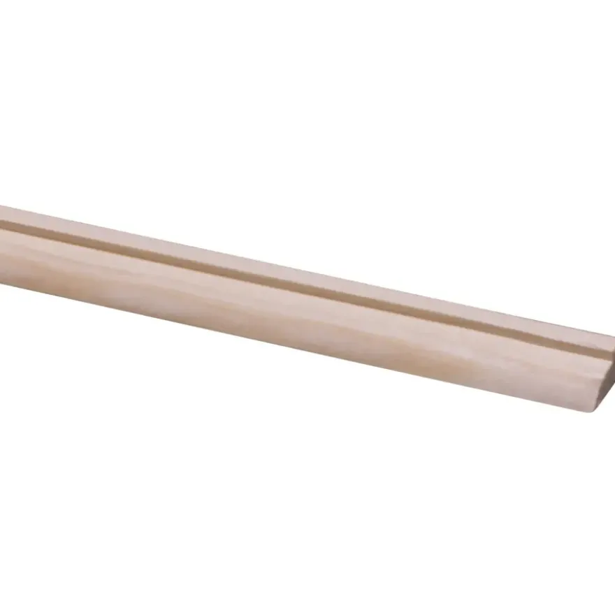 Glaslat grenen 9x15 mm lengte 270 cm