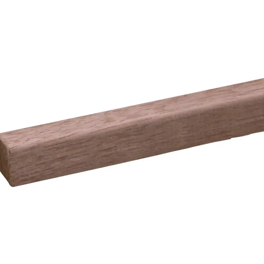 Glaslat hardhout 19x16 mm lengte 270 cm