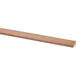 Glaslat hardhout 10x19 mm lengte 270 cm