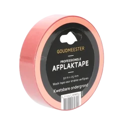 Goudmeester professionele schilderstape kwetsbare ondergrond 50 m x 25 mm
