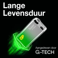 GP Batterij Alkaline super 9V
