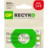 GP Batterij Oplaadbaar AAA NiMH 850 mAh ReCyko 1,2V 4 stuks (3+1)