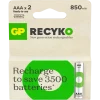 GP Batterij Oplaadbaar AAA NiMH 850mAh ReCyko 1,2V 2 Stuks