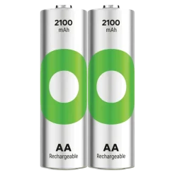 GP Batterij Oplaadbaar AA NiMH 2100mAh ReCyko 1,2V 2 Stuks