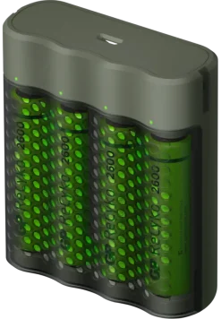 GP ReCyko+ USB Rapid Batterijlader incl. 4 AA Batterijen