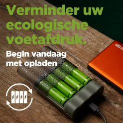 GP ReCyko+ USB Rapid Batterijlader incl. 4 AA Batterijen