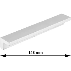 Greep Corner aluminium 148mm