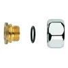 Grohe aansluitkoppeling voor 2-greepsmengkranen 1/2" chroom