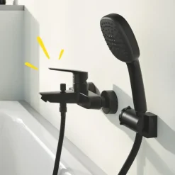 Grohe bad-/douchemengkraan Start mat zwart 15 cm
