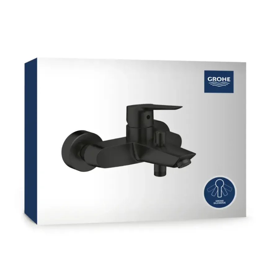 Grohe bad-/douchemengkraan Start mat zwart 15 cm