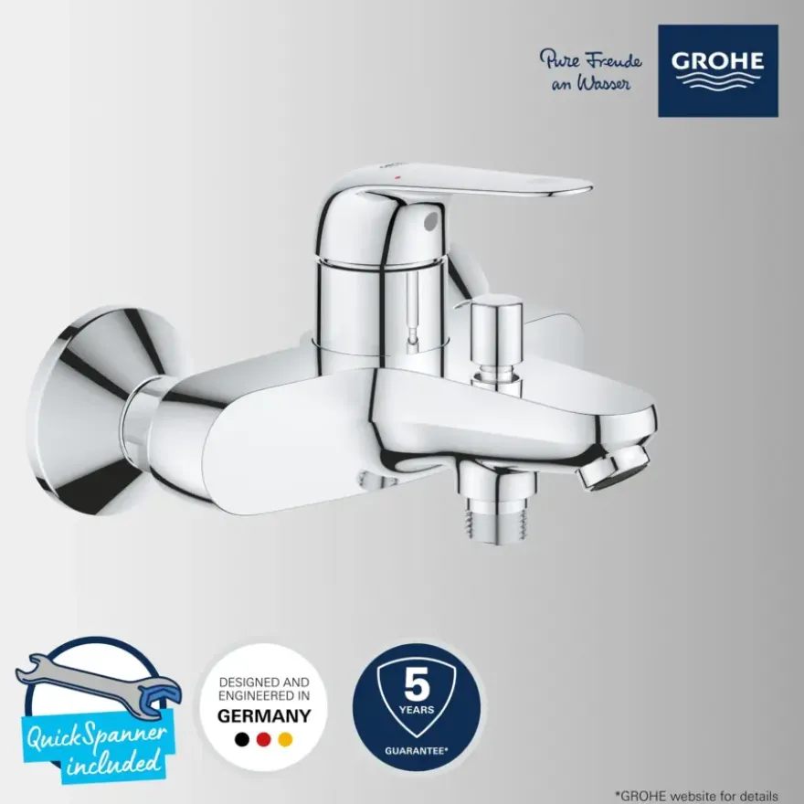 Grohe badkraan Quickfix Swift chroom 15 cm